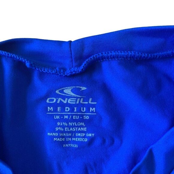 O'Neill Men's Blue Rash Guard Size Medium - Picture 4 of 8
